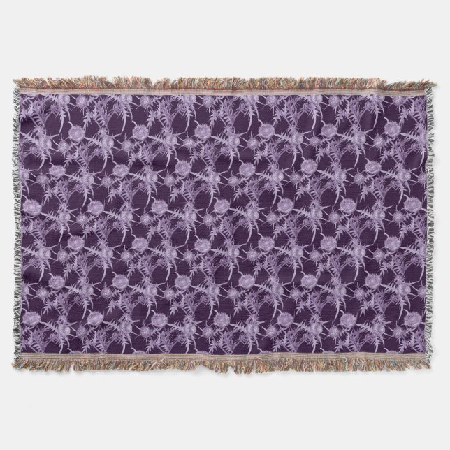 Couverture THISTTLE violet motif (Devant)