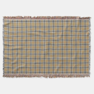 Couverture Thomson Camel Tartan Plaid Family Mode Motif