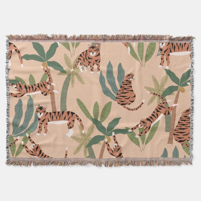 Couverture Tigers d'été Palmiers Exotiques (Devant)