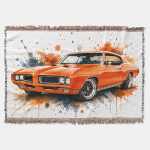 Couverture tissée Muscle Car