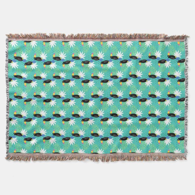 Couverture Toucans sur Teal (Devant)