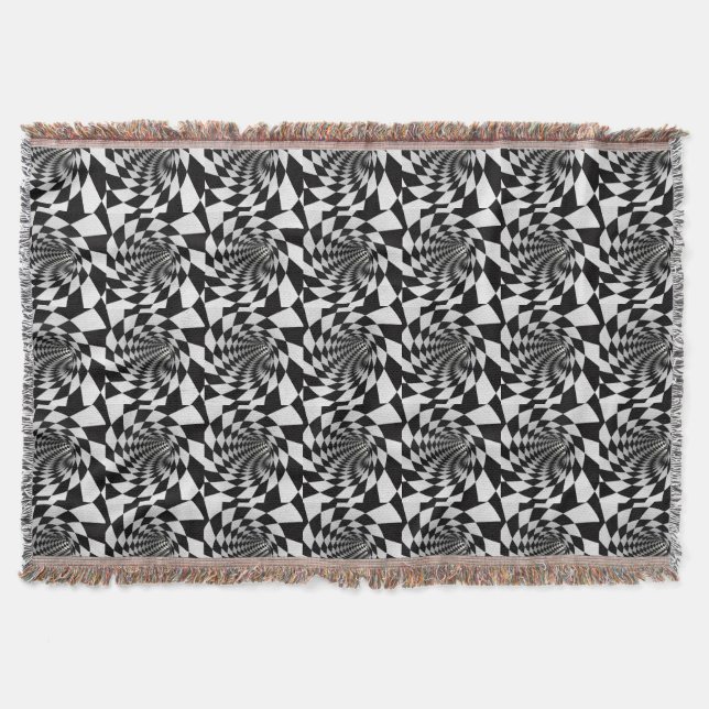 Couverture tourbillon illusion optique (Devant)