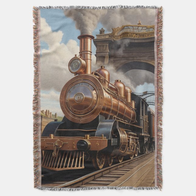 Couverture Train Steampunk quittant Londres (devant Vertical)