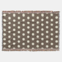 Couverture Tressée Sun Motif moderne - Taupe minim