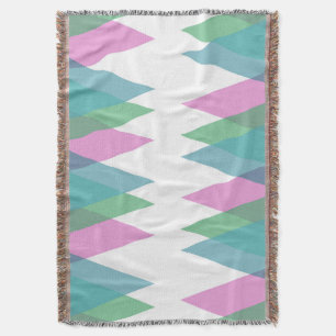 Couverture Triangles rose et vert
