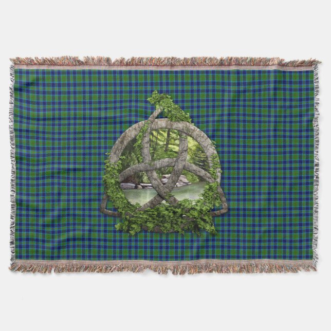 Couverture Trinité de Celtic de tartan de Miller de clan (Devant)