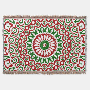 Couverture Trippy Hippie Groovy Boho Funky Noël Mandala