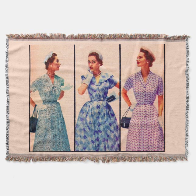 Couverture trois robes 1953 - vêtements vintages (Devant)