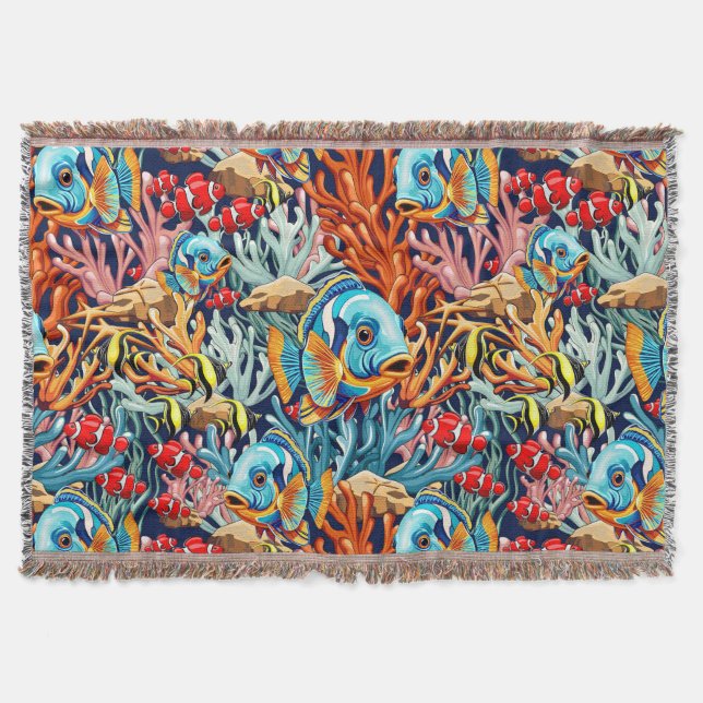 Couverture Tropical Fish Colorful Summer Vibes (Devant)
