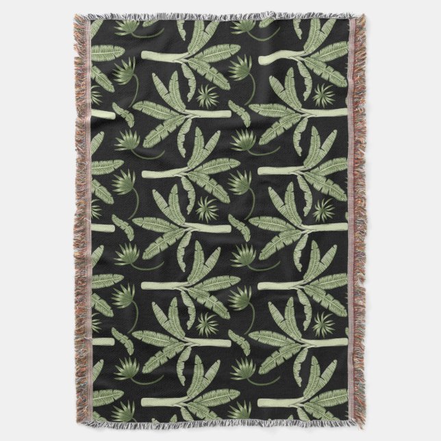 Couverture Tropical palm trees seamless pattern (devant Vertical)