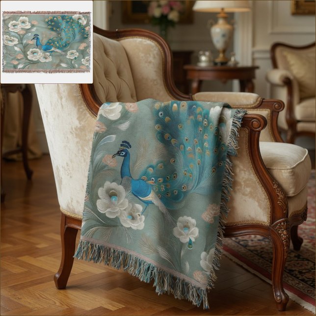 Couverture Troupeau d'Or (Flock of Gold Throw Blanket
)