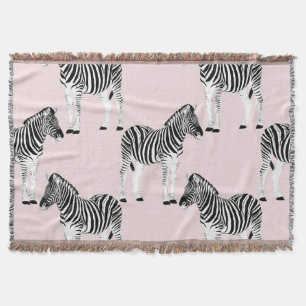 Couverture Un joli Zèbre noir et blanc, un animal rose