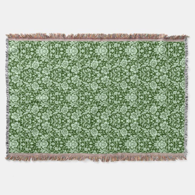 Couverture Une damassé florale antique (Devant)