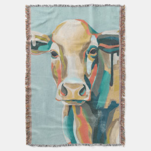 Couverture Vache colorée