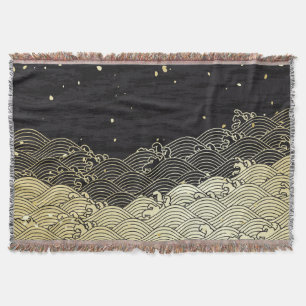 Couverture Vague dorée, texture papier.