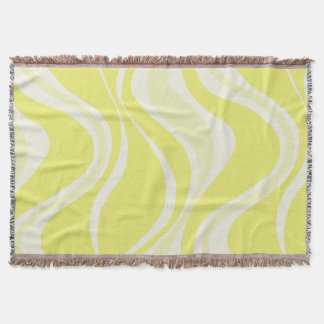 Couverture Vagues Jaunes Lève Blanche