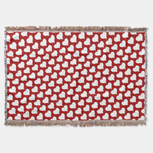 Couverture Valentine's Blanket Classique Coeurs Jeter Blanket