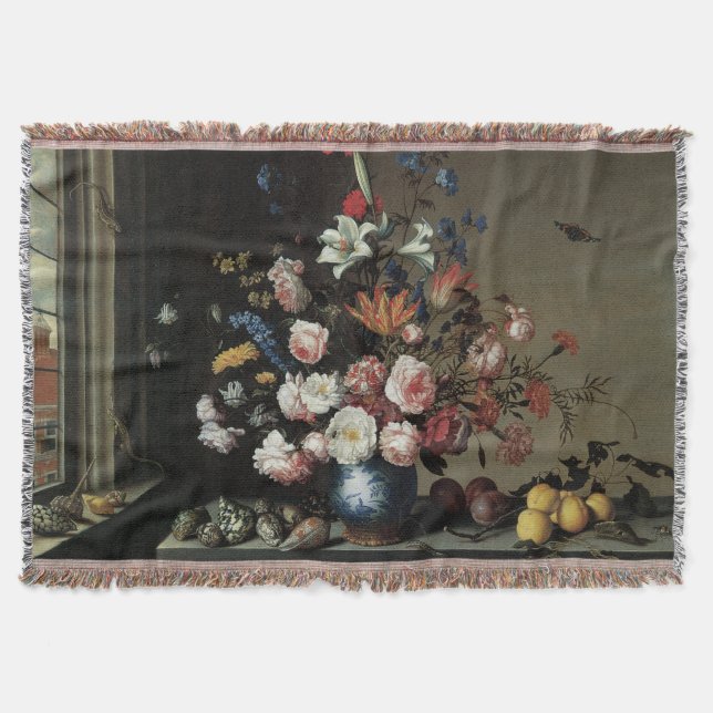 Couverture Vase des fleurs par une fenêtre, Balthasar van der (Devant)