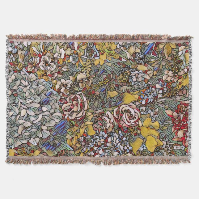 Couverture Verre verni Botanique Floral (Devant)