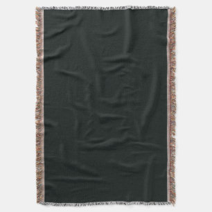Couverture Vert foncé uni couleur pleine