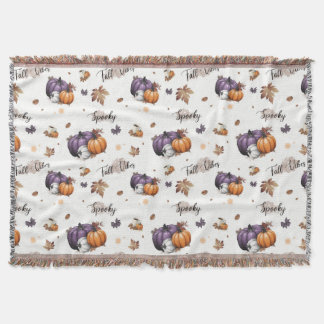 Couverture Vibes d'automne Motif sans couture