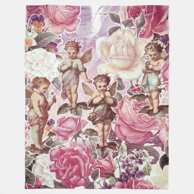 Couverture victorienne d'ouatine de jardin, grande (Devant)