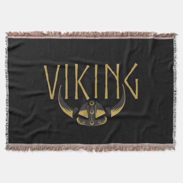 Couverture Viking Horned Helmet Blanket (Devant)