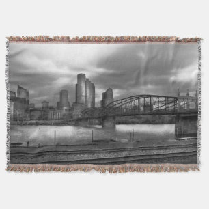 Couverture Ville - Pittsburgh, PA - pont BW de Smithfield