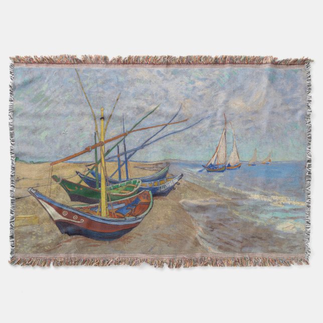 Couverture Vincent van Gogh - Bateaux de pêche sur la plage (Devant)