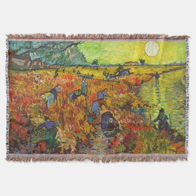 Couverture Vincent van Gogh - Le vignoble rouge (Devant)