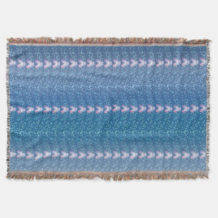 Couverture Vintage Blue Floral Violets fond d'écran motif