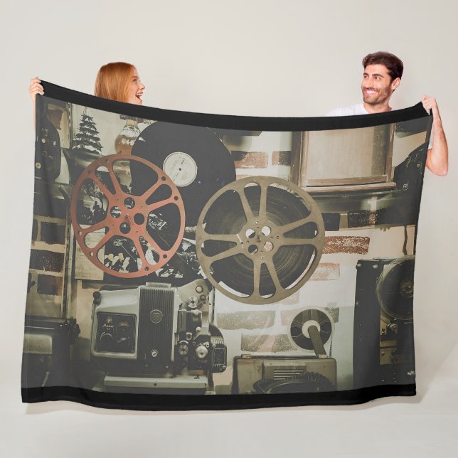 Couverture vintage d'ouatine de projecteur de (En situation)