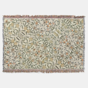 Couverture Vintage Floral William Morris Fruit