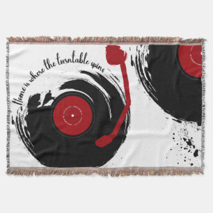 Couverture Vinyl Records Home Est Où Le Tourne-disque Spins