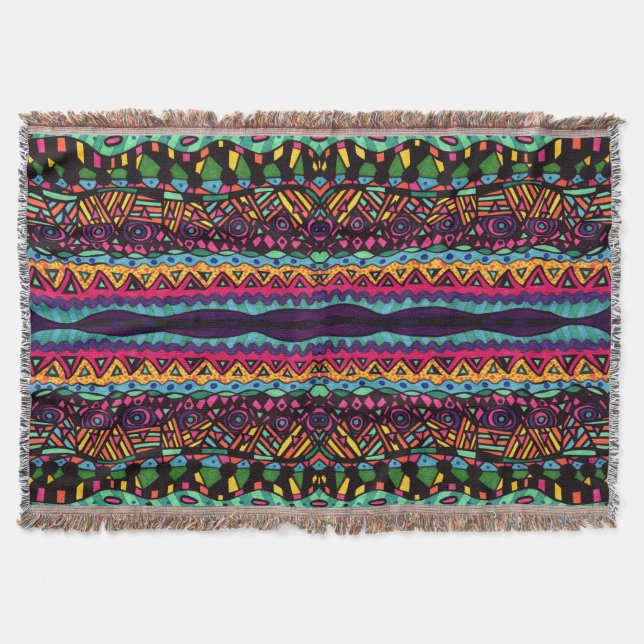 Couverture Voyage hypnotique - Colorful Abstrait Art Motif (Devant)
