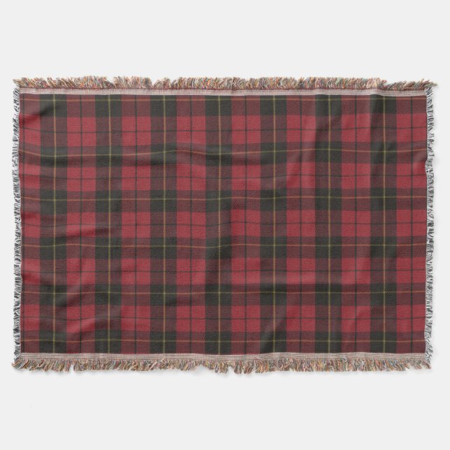 Couverture Wallace Red W Original Scottish Tartan (Devant)
