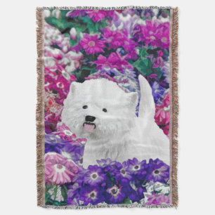 Couverture West Highland White Terrier Peinture Chien Art