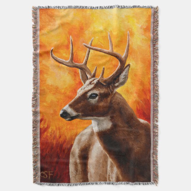 Couverture Whitetail Deer Autumn (devant Vertical)