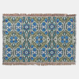 Couverture William De Morgan Textiles Victoriens