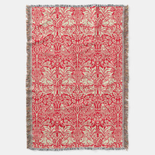Couverture William Morris Brer Rabbit Vintage Motif rouge