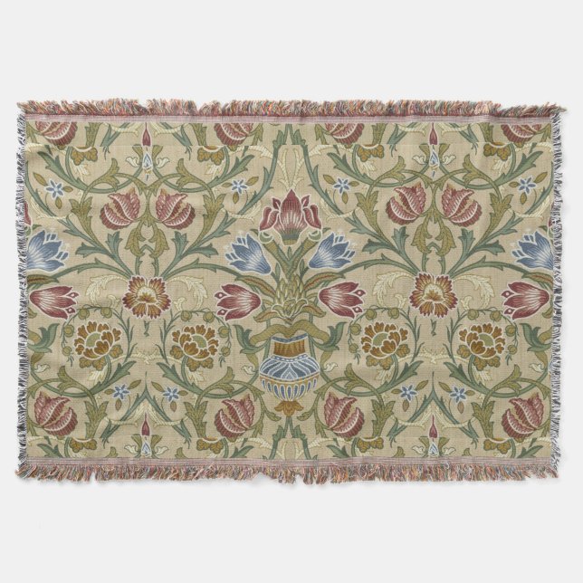 Couverture William Morris Brocade Motif de fond d'écran flora (Devant)