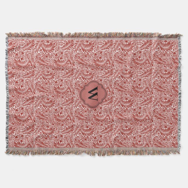 Couverture William Morris Cherry Red Larkspur Motif (Devant)