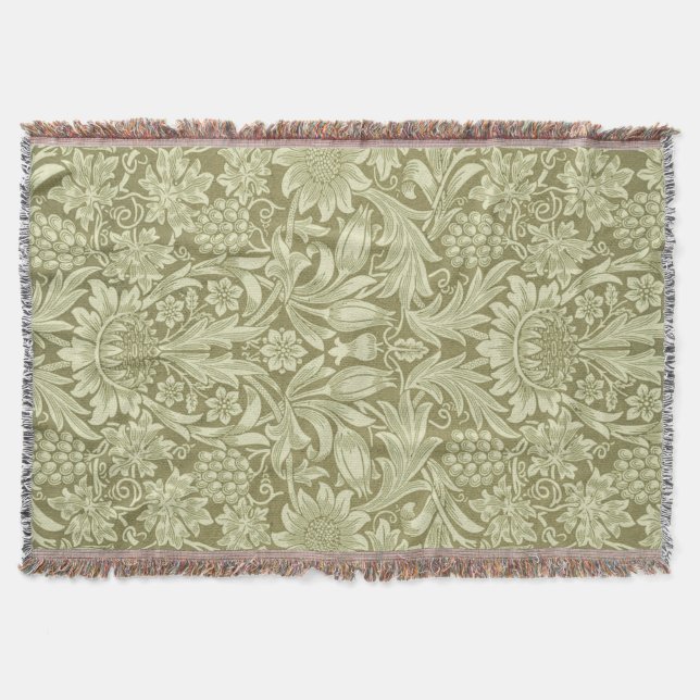 Couverture William Morris Fleur verte tournesol (Devant)