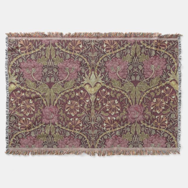 Couverture William Morris, Honeysuckle, floral. (Devant)