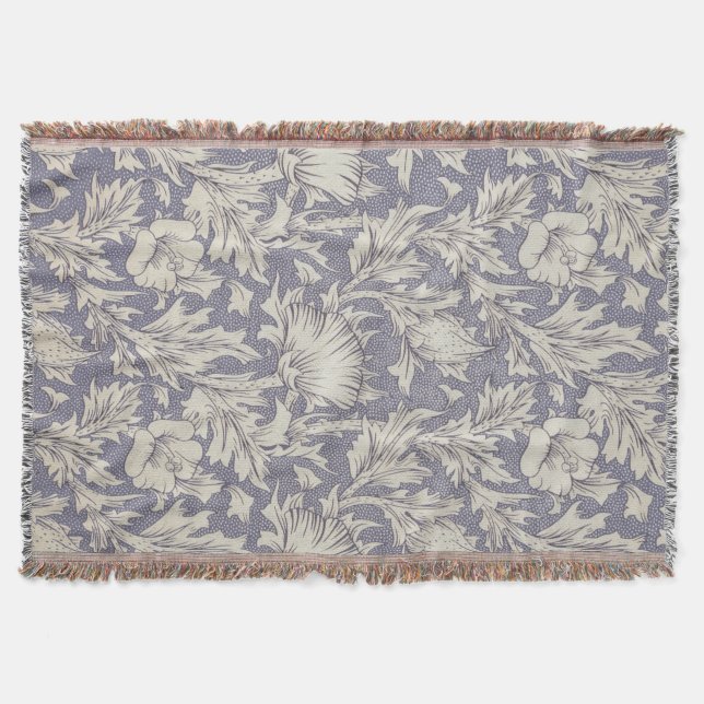 Couverture William Morris Horn Poppy Classic Floral (Devant)