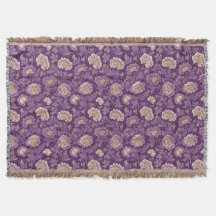 William Morris Inspiré Purple Floral Modèle