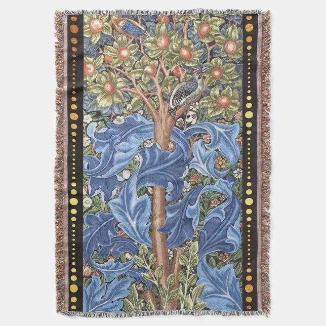 Couverture William Morris Woodpecker Tapestry (devant Vertical)