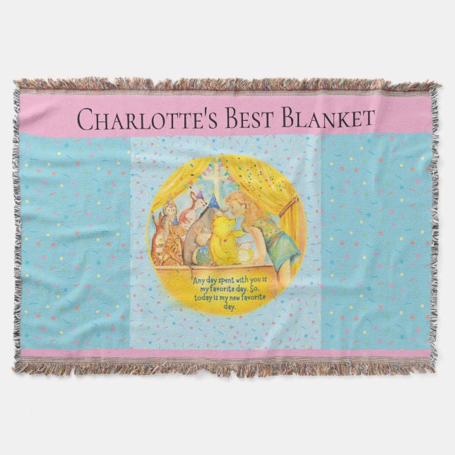 Couverture Winnie The Pooh Throw - Gift for Girl  (Devant)