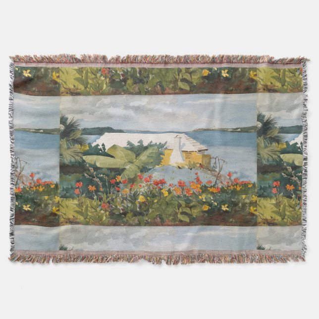 Couverture Winslow Homer Flower Garden et Bungalow Bermudes (Devant)