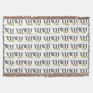 Couverture YHWH YAHWEH Personnalisé Avant Tout Autre Chrétien